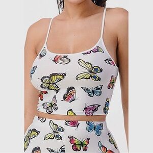 Butterfly Print Women's short set.